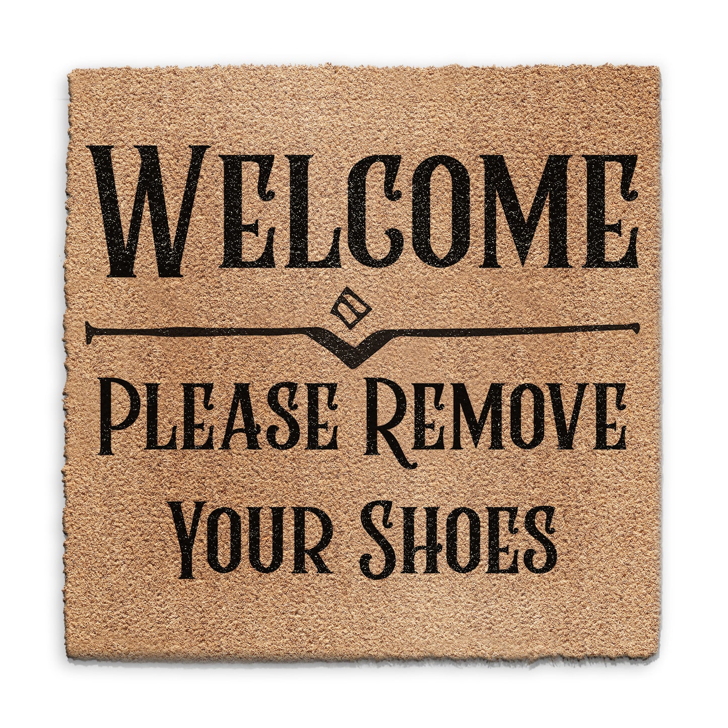 Coir Doormat - Remove Your Shoes