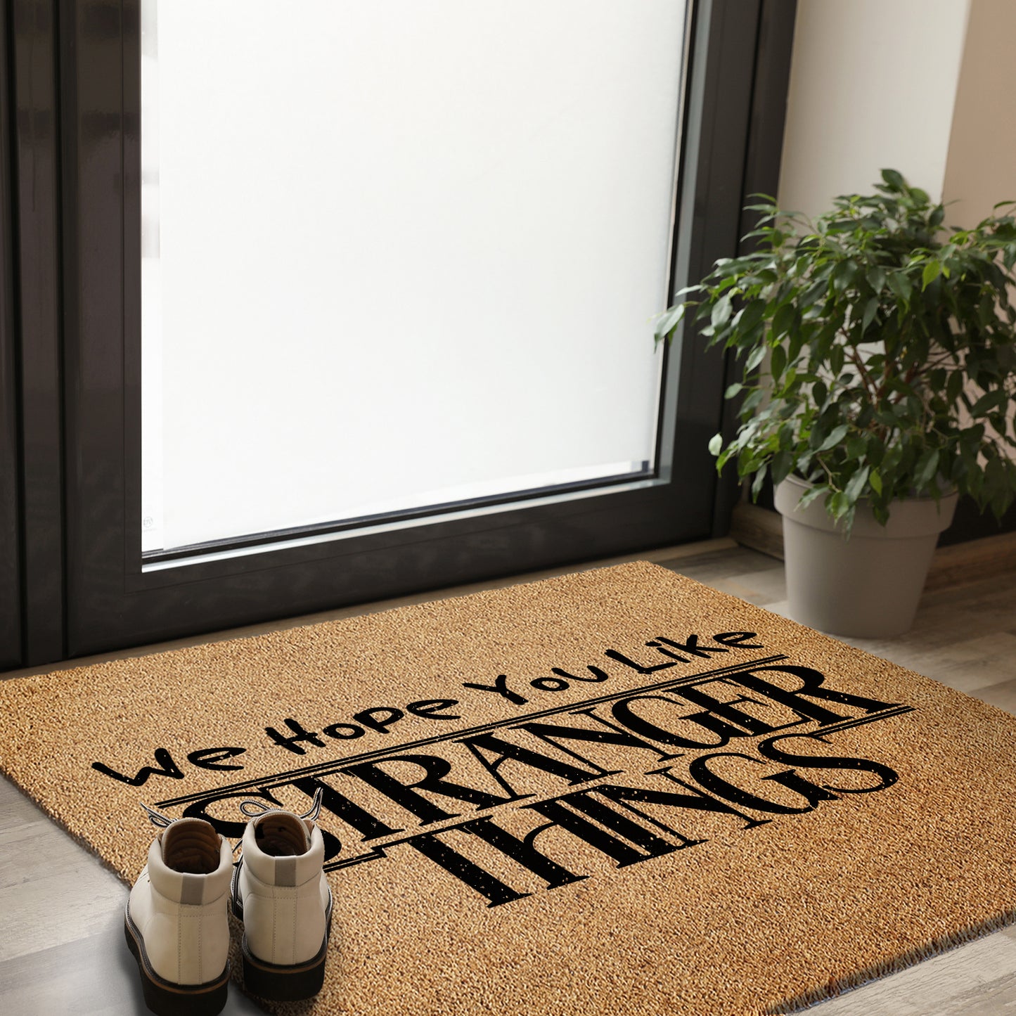 Coir Doormat - I Hope You Like Stranger Things