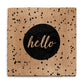 Coir Doormat - Black Speckled Hello