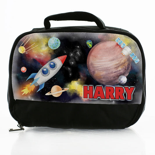 Personalised Lunch Bag with Cosmic Galaxy & Name