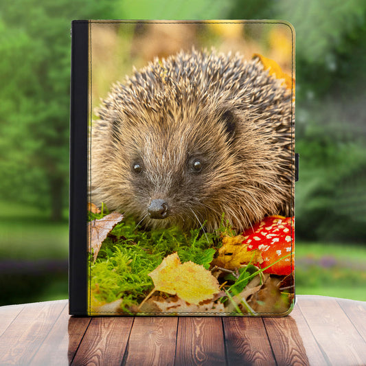 Hedgehog iPad Case - Leafy Hedgehog