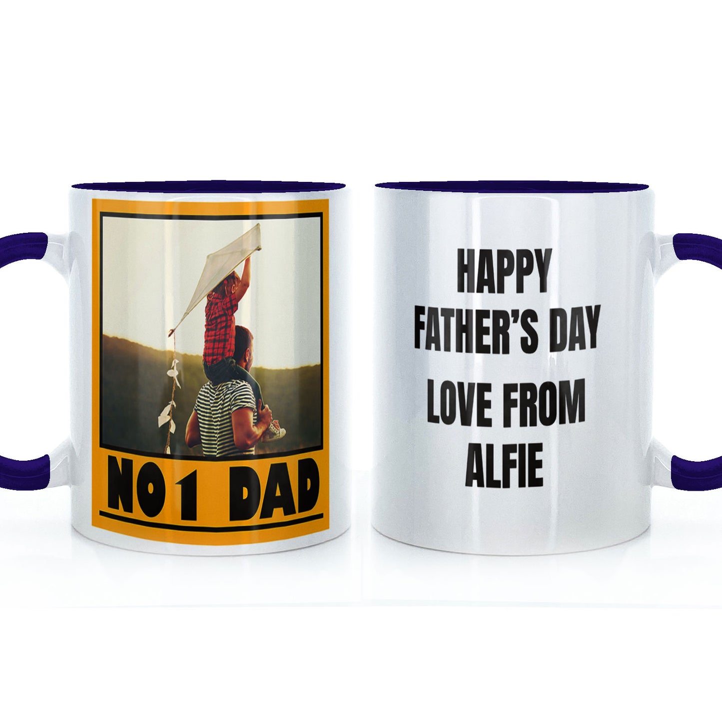 Personalised Father's Day Mug - No1. Dad Photo Upload