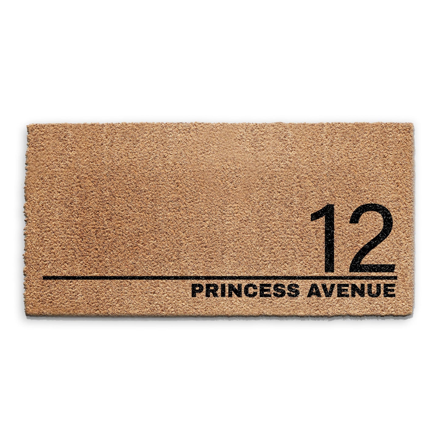 Personalised Doormat with Street Name and House Number