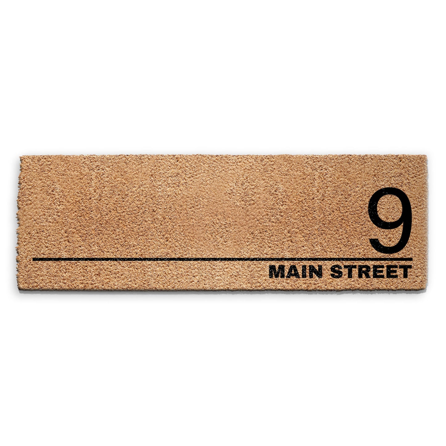Personalised Doormat with Street Name and House Number