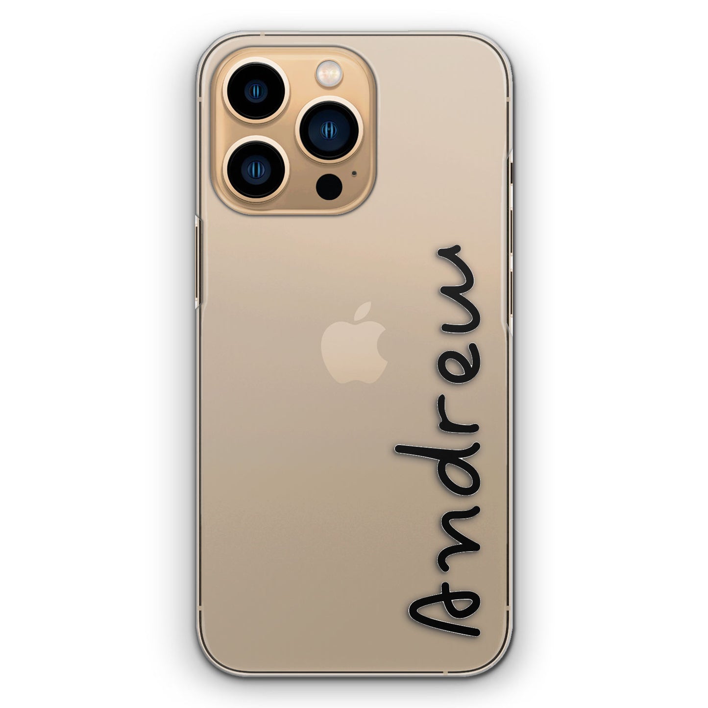 Personalised Apple iPhone Hard Case with Love Summer Name In Black
