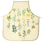 Personalised Apron with Stylish Text and Yellow Flowers Floral Print