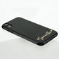 Personalised Motorola Phone Gel Case with Stylish Text and Heart Accented Line
