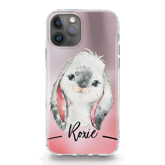 Personalised Magsafe iPhone Case - Baby Bunny Rabbit and Name