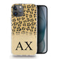 Personalised Magsafe iPhone Case - Leopard Skin and Initial