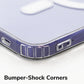 Personalised Magsafe iPhone Case - Green/Purple Swirl and Initial/Name