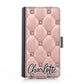 Personalised Google Leather Case - Pink Plush Pattern and Name