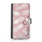 Personalised Google Leather Case - Pink Pineapple and Heart Name