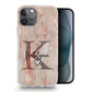 Personalised Magsafe iPhone Case - Copper Marble with Initial/Name