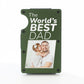 Personalised Aluminium Metal Card Wallet - World's Best Dad