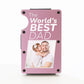 Personalised Aluminium Metal Card Wallet - World's Best Dad