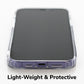 Personalised Magsafe iPhone Case - Purple Glitter Effect and Name