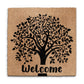 Coir Doormat - Welcome Tree
