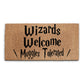 Coir Doormat - Wizards Welcome, Muggles Tolerated