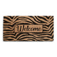 Coir Doormat - Zebra Print Welcome