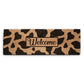 Coir Doormat - Cow Print Welcome