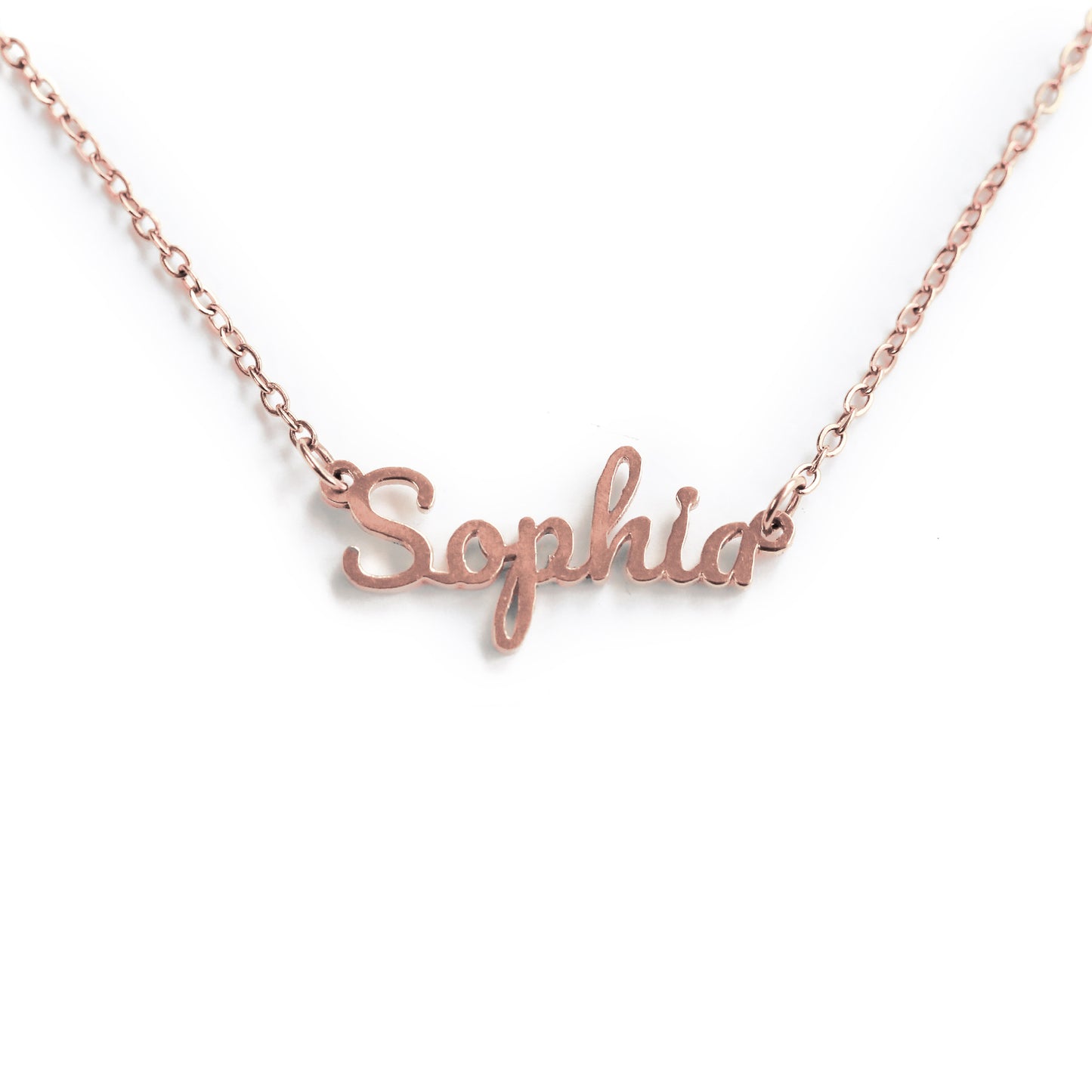 Personalised 18K Gold Necklace with Custom Name - Font 1