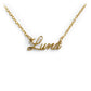 Personalised 18K Gold Necklace with Custom Name - Font 2