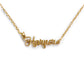 Personalised 18K Gold Necklace with Custom Name - Font 4