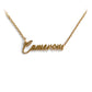 Personalised 18K Gold Necklace with Custom Name - Font 5