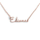 Personalised 18K Gold Necklace with Custom Name - Font 6