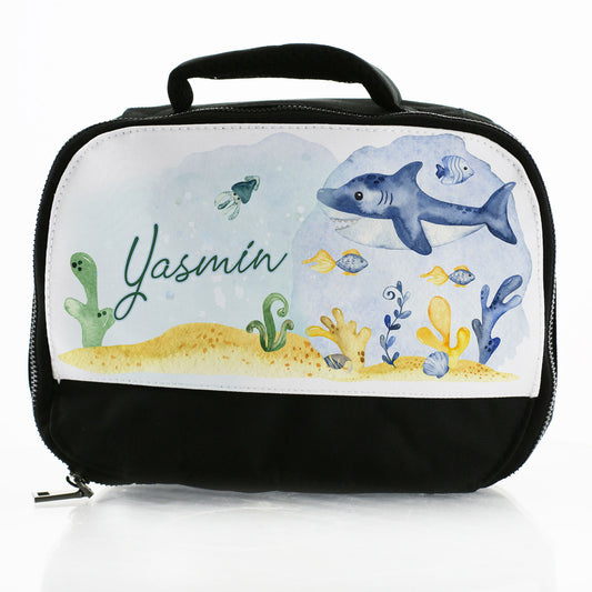 Personalised Lunch Bag with Cute Baby Shark & Name