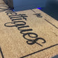 Personalised Doormat with Family Name and Heart
