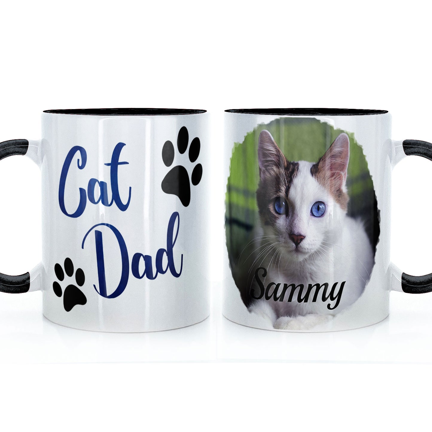 Personalised Father's Day Mug - Cat Dad Photo Upload