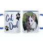 Personalised Father's Day Mug - Cat Dad Photo Upload