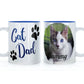 Personalised Father's Day Mug - Cat Dad Photo Upload