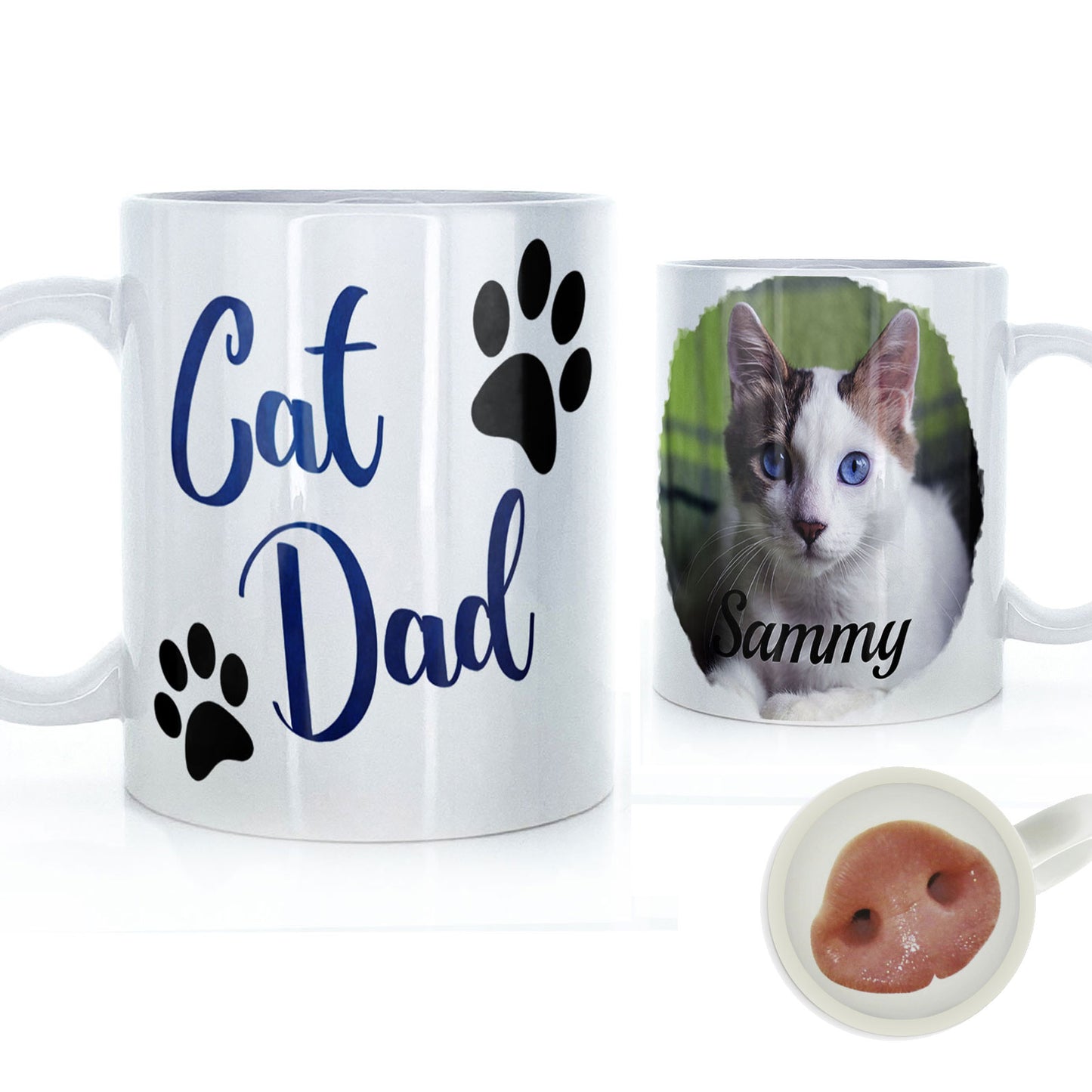 Personalised Father's Day Mug - Cat Dad Photo Upload