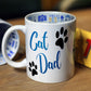 Personalised Father's Day Mug - Cat Dad Photo Upload