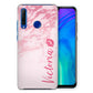 Personalised Honor Hard Case - Pink Marble & Name Side Kiss