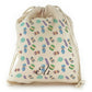 Personalised Canvas Sack with Stylish Text on Multicoloured Yarn Variants Pattern