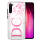 Personalised Xiaomi Hard Case - Pink Marble & Pink Monogram