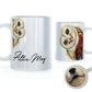 Personalised Mug with Stylish Text and Colourful Owl