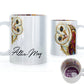 Personalised Mug with Stylish Text and Colourful Owl