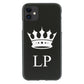 Personalised Samsung Galaxy Phone Gel Case with Classic Initials Under a Large Crown