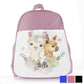Personalised Alpacas Baubles Kids School Bag/Rucksack
