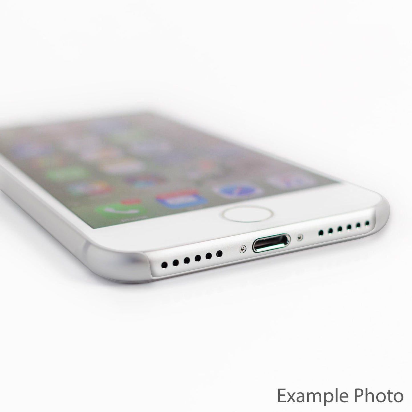 Personalisiertes Apple iPhone Hard Case mit schwarzem Initialen- und Schlangenmuster