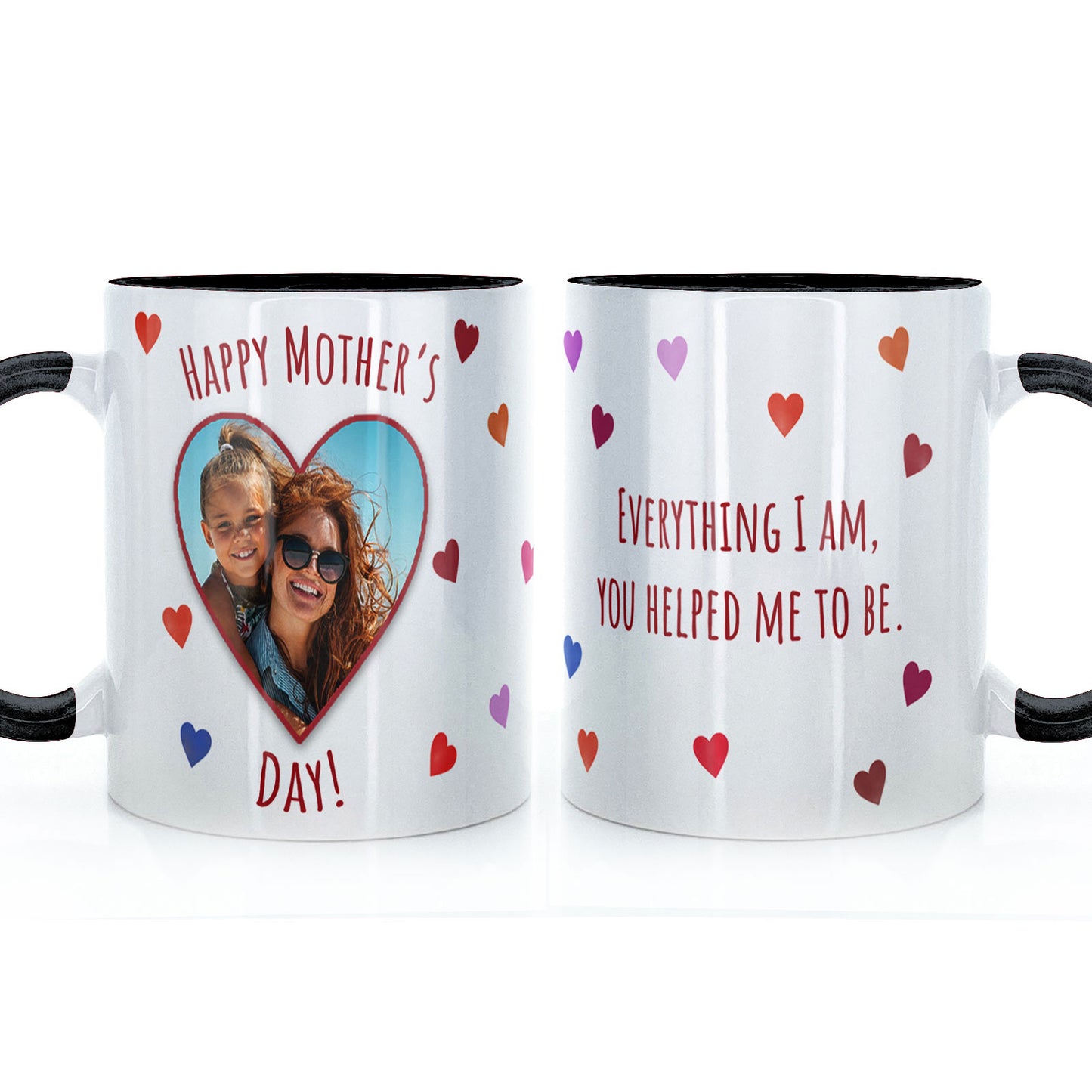 Personalised Mug with Mother’s Day Heart Photo