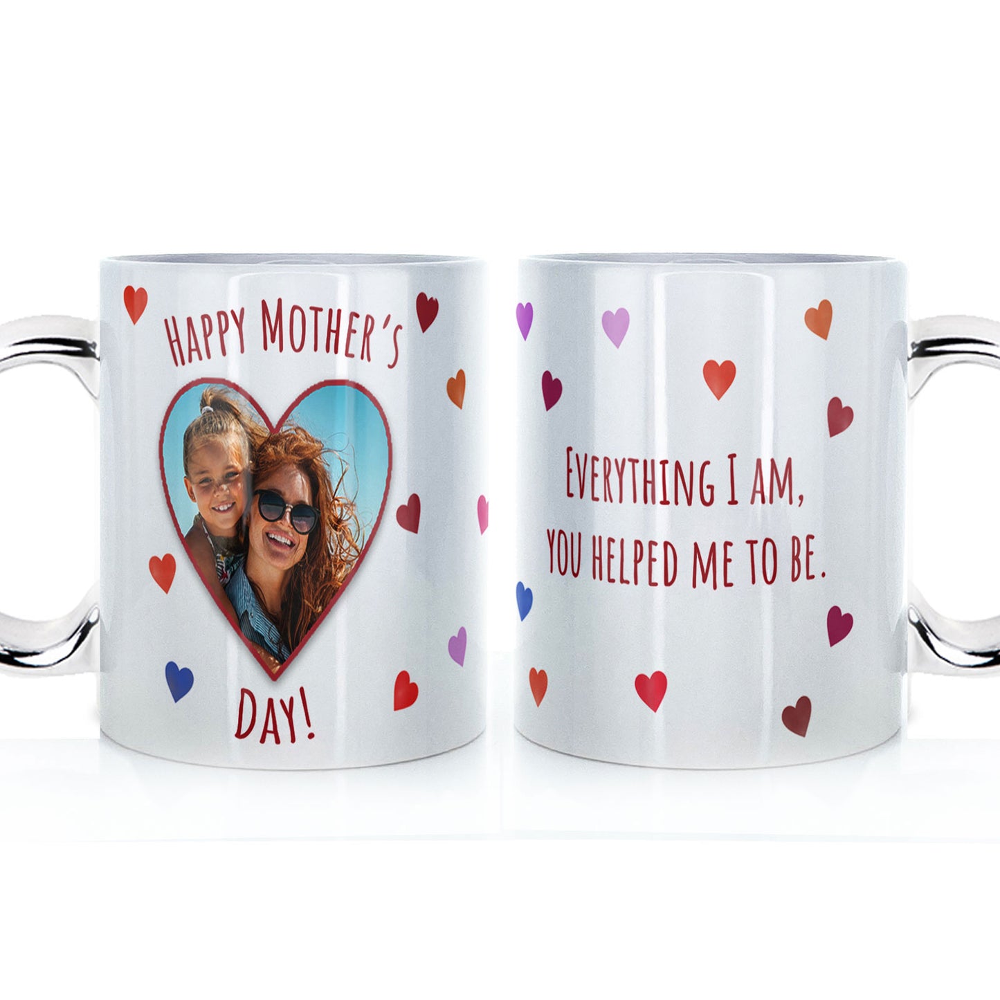 Personalised Mug with Mother’s Day Heart Photo