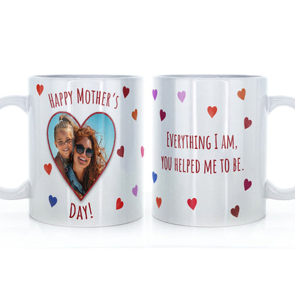 Personalised Mug with Mother’s Day Heart Photo