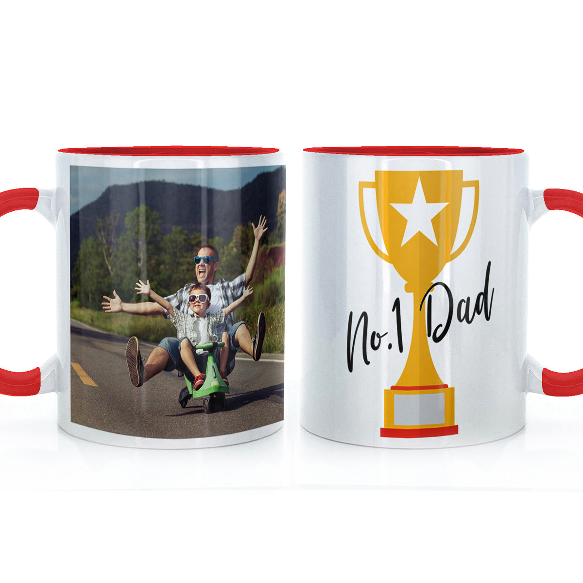 Personalised No.1 Dad Father's Day Mug