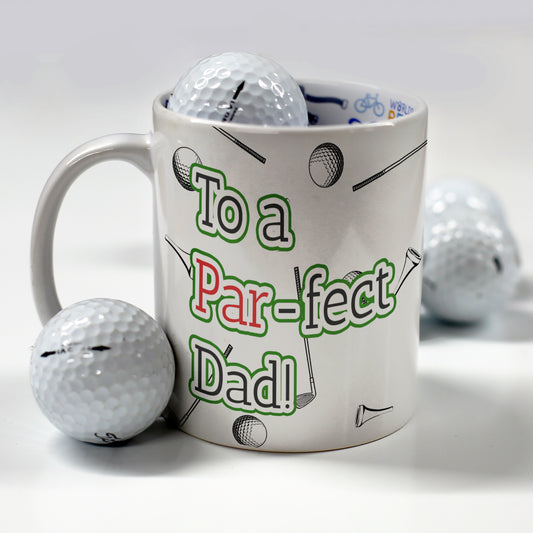 Personalisierte Vatertagstasse – Golf-Par-fect-Vater