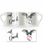 Personalised Mug with Stylish Text and Bubble Gum Cow